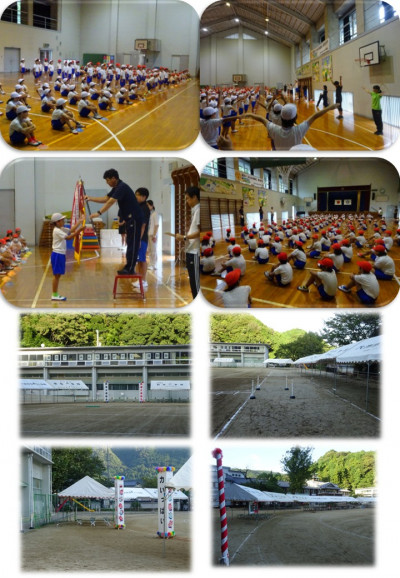 全校練習、会場