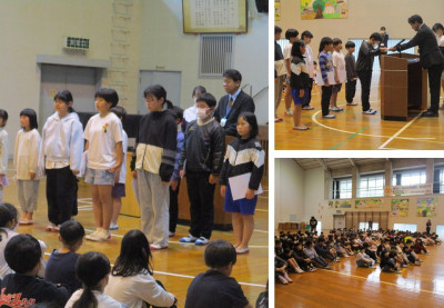 学級委員任命式３